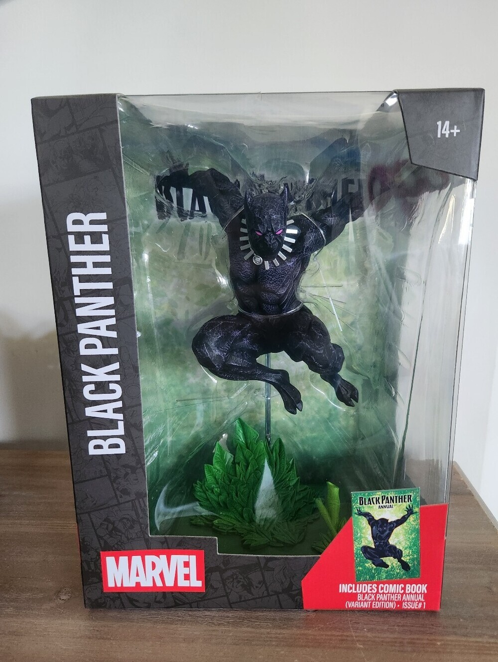 🖤 Marvel Black Panther McFarlane Toys 1:6 Scale Collectible Statue New in Box - Picture 2 of 12